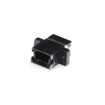 ADA-MPOADAPTOR-SCS Fiberworks AS  Adapter MPO 12/24F, Black, Key Up/Down With flange, metal clip SC-SPX footprint